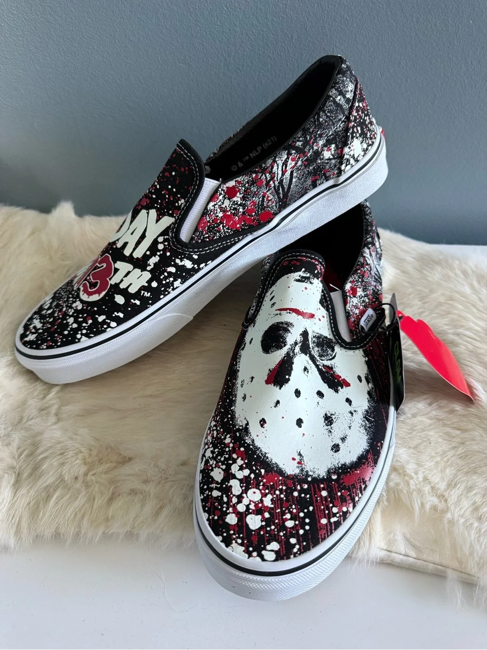 Vans x Horror Friday The 13th Jason Voorhees Halloween Glow In Dark Slip On Shoe